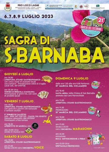 Sagra Di San Barnaba A Laghi - Laghi