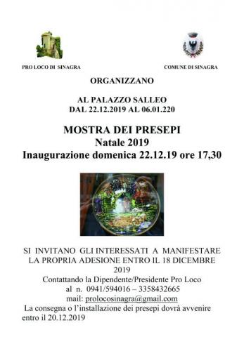 Mostra Dei Mini Presepi A Sinagra - Sinagra