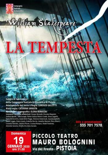 La Tempesta Di William Shakespeare A Pistoia - Pistoia