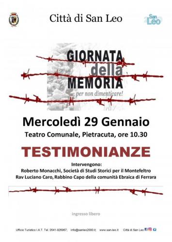 Giornata Della Memoria A Pietracuta - San Leo