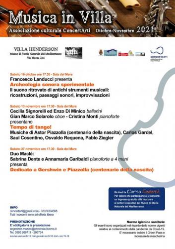 Musica In Villa A Livorno - Livorno