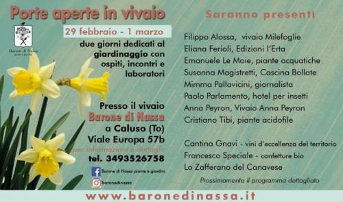 Porte Aperte In Vivaio Barone Di Nassa - Caluso