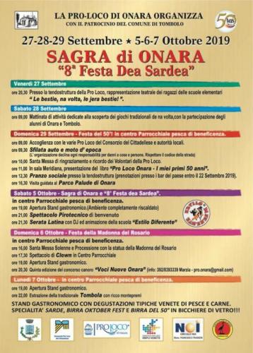 Sagra Di Onara E Festa Dea Sardea - Tombolo