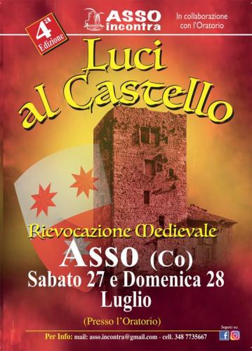 La Rievocazione Medievale Luci Al Castello Di Asso - Asso