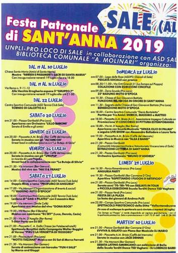 Festa Patronale Di Sant'anna A Sale - Sale