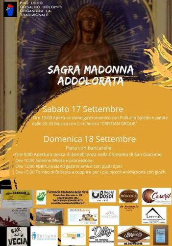 Sagra Della Madonna Addolorata A Gosaldo - Gosaldo