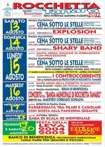 Festa Patronale Madonna D'agosto A Rocchetta Tanaro - Rocchetta Tanaro
