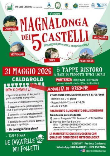 Magnalonga Dei 5 Castelli Di Caldalora - Caldarola