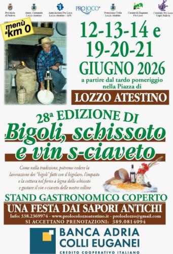 Festa Dei Bigoli, Schissoto E Vin S-ciaveto - Lozzo Atestino