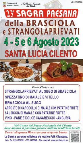 Sagra Della Brasciola E Strangolaprievati A Santa Lucia Cilento - Sessa Cilento