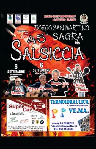 Sagra Della Salsiccia A Borgo San Martino - Cerveteri