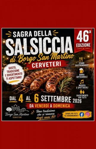 Sagra Della Salsiccia A Borgo San Martino - Cerveteri