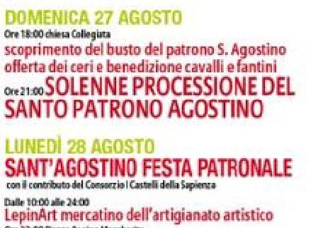 Fiera Merci E Festa Di San Agostino A Carpineto Romano - Carpineto Romano