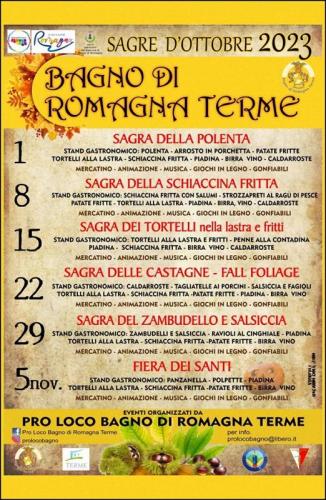 Le Sagre D'autunno A Bagno Di Romagna - Bagno Di Romagna