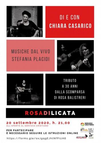 Omaggio A Rosa Balistreri Con Rosadilicata - Riesi