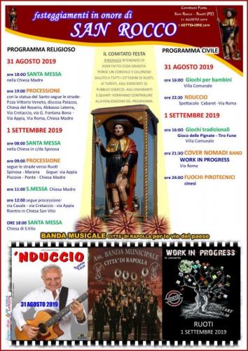 La Festa Di San Rocco A Ruoti - Ruoti