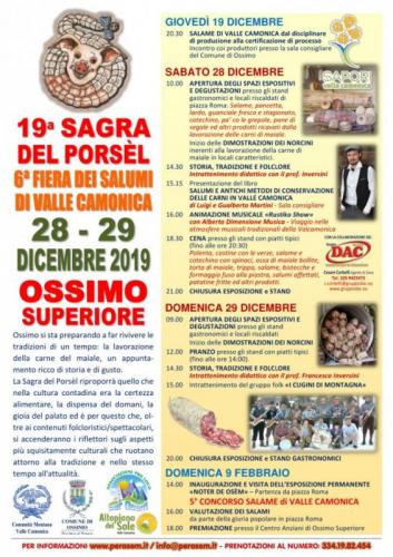 Sagra Del Porsel E Festa Del Lardo A Ossimo  - Ossimo