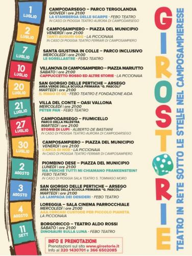 Girostorie - Rassegna Estiva Di Teatro Per Famiglie - Camposampiero