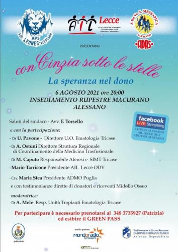 Con Cinzia Sotto Le Stelle - Alessano