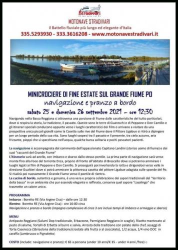 Minicrociere Sul Po Di Fine Estate - Boretto