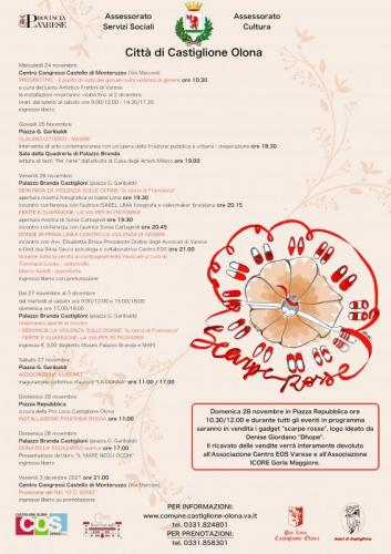 Giornata Internazionale Contro La Violenza Sulle Donne - Castiglione Olona