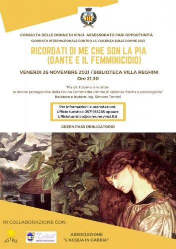 Giornata Internazionale Contro La Violenza Sulle Donne - Vinci