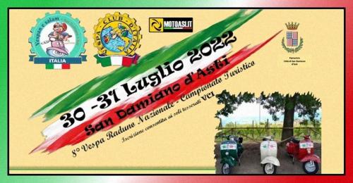 Vespa Raduno Nazionale A San Damiano D'asti - San Damiano D'asti