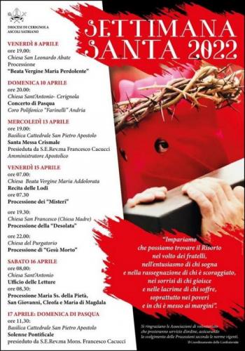 I Riti Della Settimana Santa A Cerignola - Cerignola