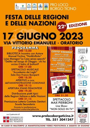 Festa Delle Regioni E Nazioni A Borgo Ticino - Borgo Ticino