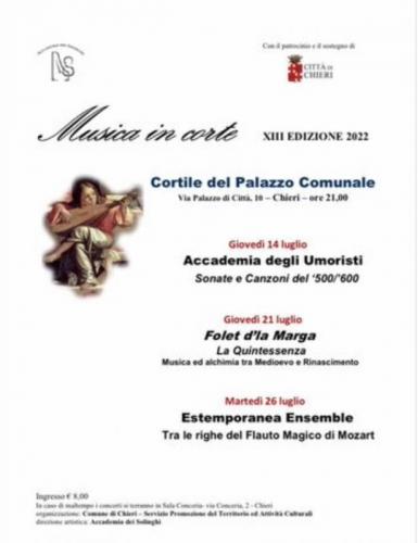 Musica In Corte A Chieri - Chieri