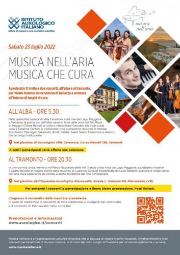 Musica Nell'aria, Musica Che Cura - Oggebbio