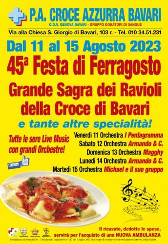 Sagra Della Croce Azzurra Di Bavari - Genova