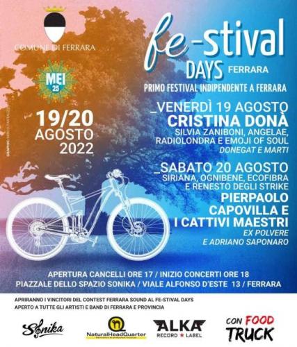 Fe-stival Days A Ferrarra - Ferrara