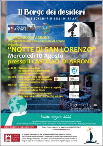 La Notte Di San Lorenzo A Arrone - Arrone