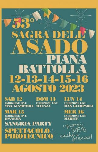 La Sagra Dell'asado A Piana Battolla - Follo