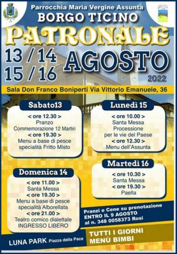 Festa Patronale A Borgo Ticino - Borgo Ticino