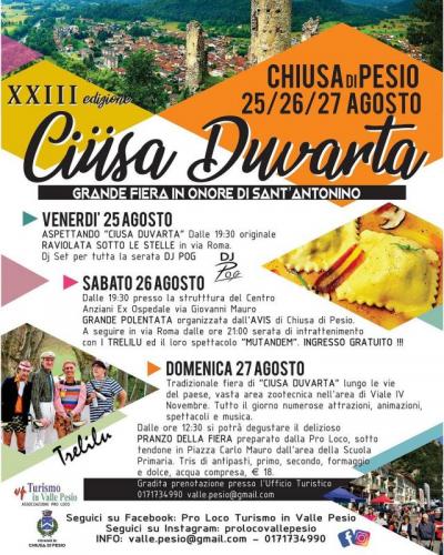 Ciüsa Duvarta A Chiusa Di Pesio - Chiusa Di Pesio