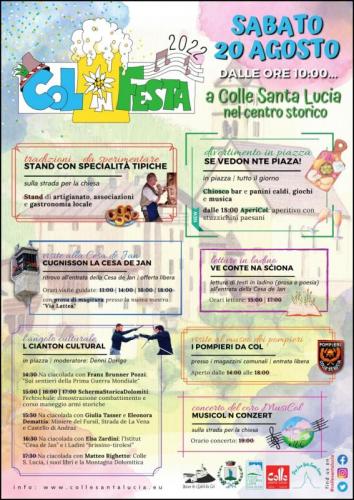Col In Festa A Colle Santa Lucia - Colle Santa Lucia