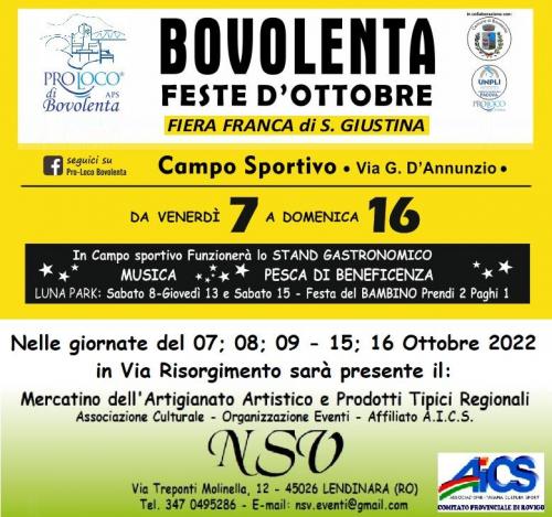 Fiera Franca Di Santa Giustina E Feste D'ottobre - Bovolenta