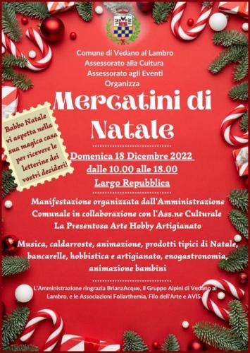 I Mercatini Di Natale A Vedano Al Lambro - Vedano Al Lambro
