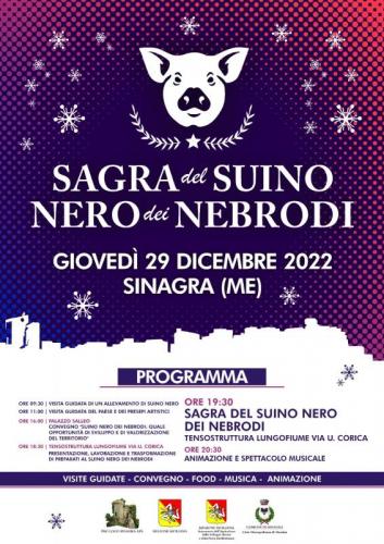 Sagra Del Suino Nero Dei Nebrodi A Sinagra - Sinagra
