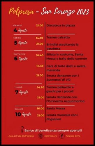 La Festa Di San Lorenzo A Polpresa - Viù