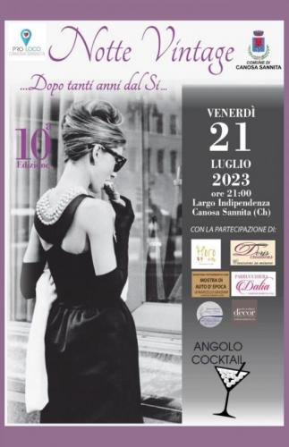 Notte Vintage A Canosa Sannita - Canosa Sannita