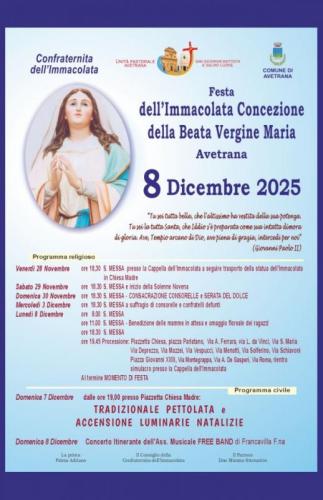 Festa Dell'immacolata Concezione Della Beata Vergine Maria A Avetrana - Avetrana