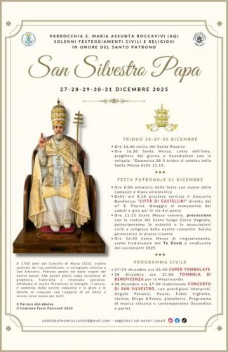 Solenni Festeggiamenti In Onore Di San Silvestro I Papa, Patrono Di Roccavivi - San Vincenzo Valle Roveto