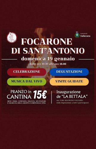 Il Focarone Di Sant' Antonio A Vallerano - Vallerano