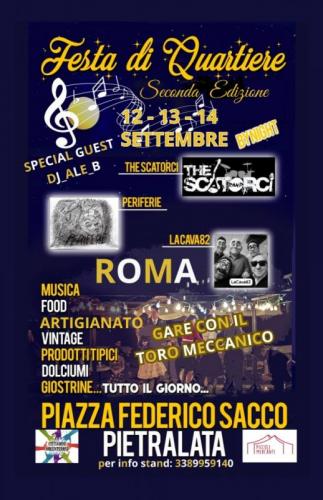 Festa Di Quartiere A Pietralata - Roma