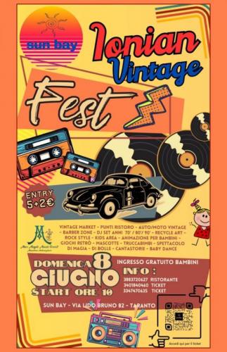 Ionian Vintage Fest A San Vito Taranto - Taranto