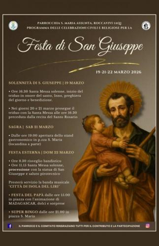 La Festa Di San Giuseppe A Roccavivi - San Vincenzo Valle Roveto