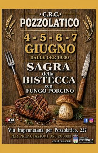 La Sagra Della Bistecca Con Fungo Porcino A Pozzolatico - Impruneta